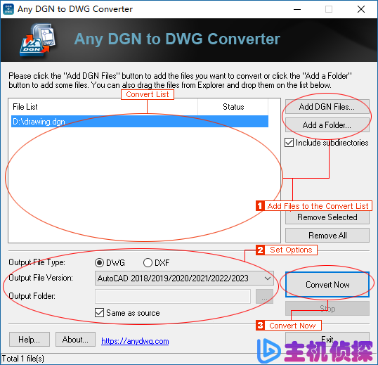 Any DGN到DWG转换器 v2023.0 免费下载