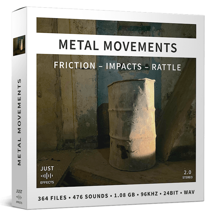 Metal Movements 364个摩擦/影响/嘎嘎声声音效素材