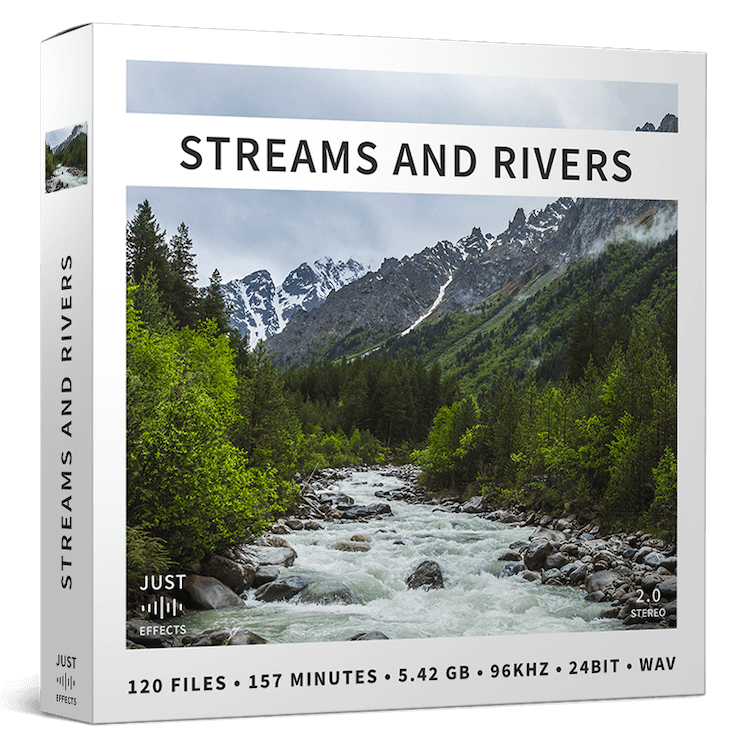 STREAMS AND RIVERS 120个自然小溪河流水流声无损音效