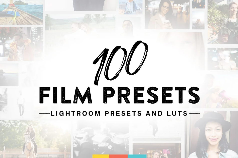 CreativeMarket – 100 Film Lightroom Presets and LUTs 100个预设包