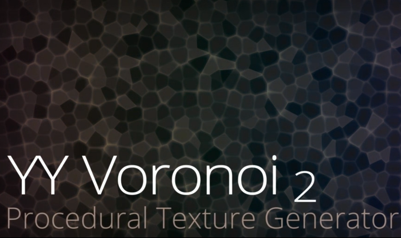 AE插件：Aescripts YY_Voronoi v2.1 纹理生成插件