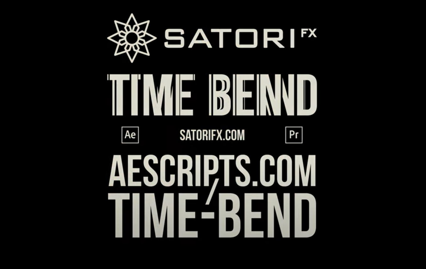 AE/PR插件：Aescripts Time Bend V1.0.0 多帧融合插件