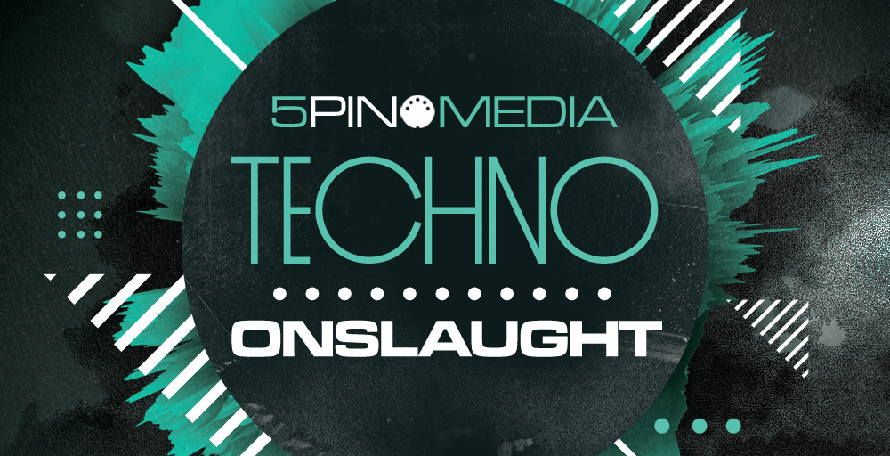 5Pin Media Techno Onslaught 400个循环采样音乐WAV