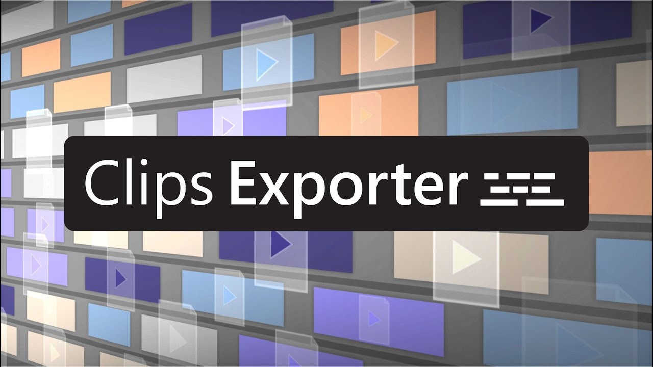 PR插件：AEScripts Clips Exporter 1.2.0 批量导出视频插件 Win /MAC