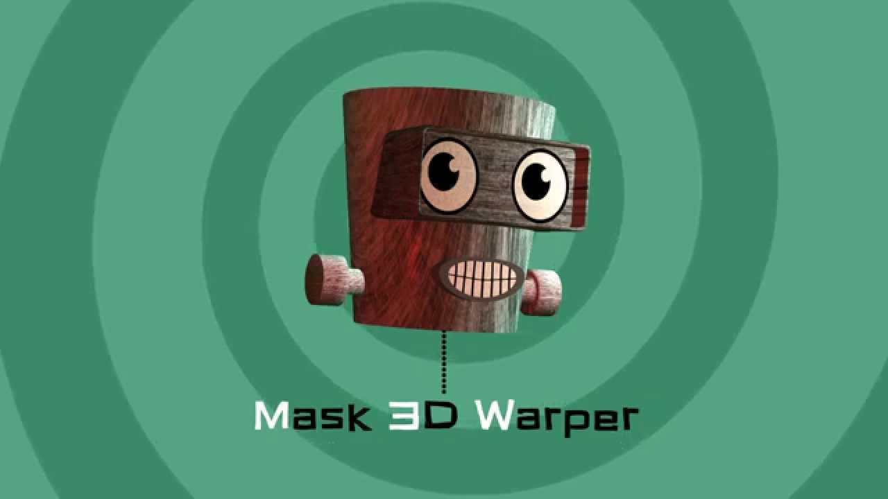 AE插件：BAOMask 3D Warper v1.6.2 三维立体模型遮罩变形工具