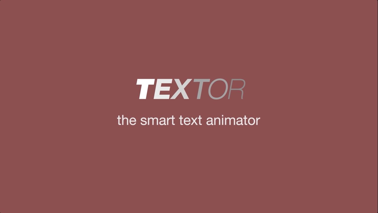 AE脚本:Aescripts Textor v1.1.6 文本动画工具