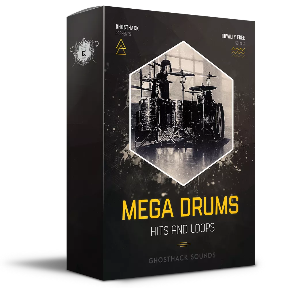 Ghosthack Mega Drums Hits and Loops 1111个循环军鼓/拍手/骑行/踢腿音效包