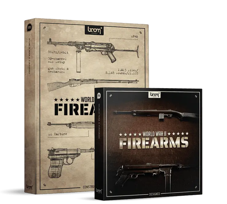 Boom Library World War II Firearms Construction Kit 1210首二战枪械音效库