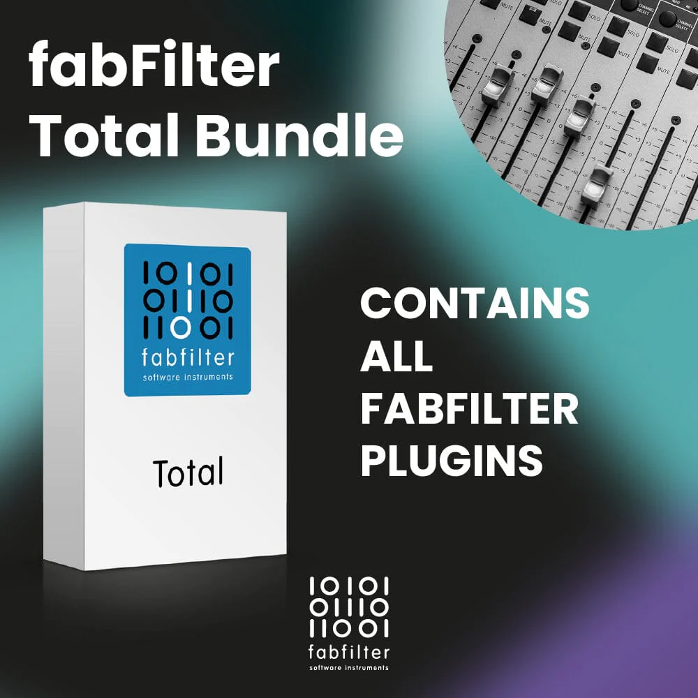 FabFilter Total Bundle 2024.05.30 失真/延迟/滤波器和合成器捆绑插件包