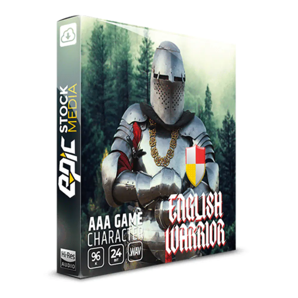 Epic Stock Media AAA Game Character English Warrior WAV 330种游戏角色战士音效