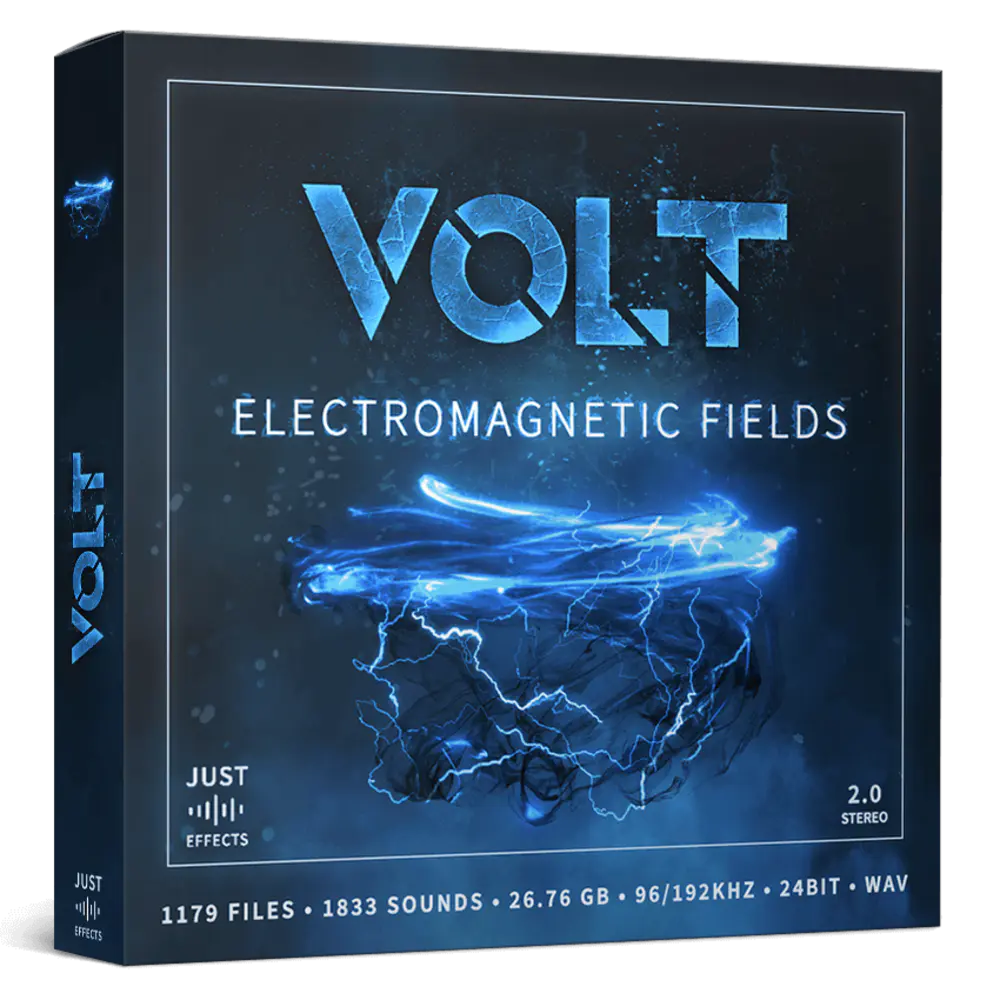 Just Sound Effects VOLT – Electromagnetic Fields WAV 1833个电磁场音效库