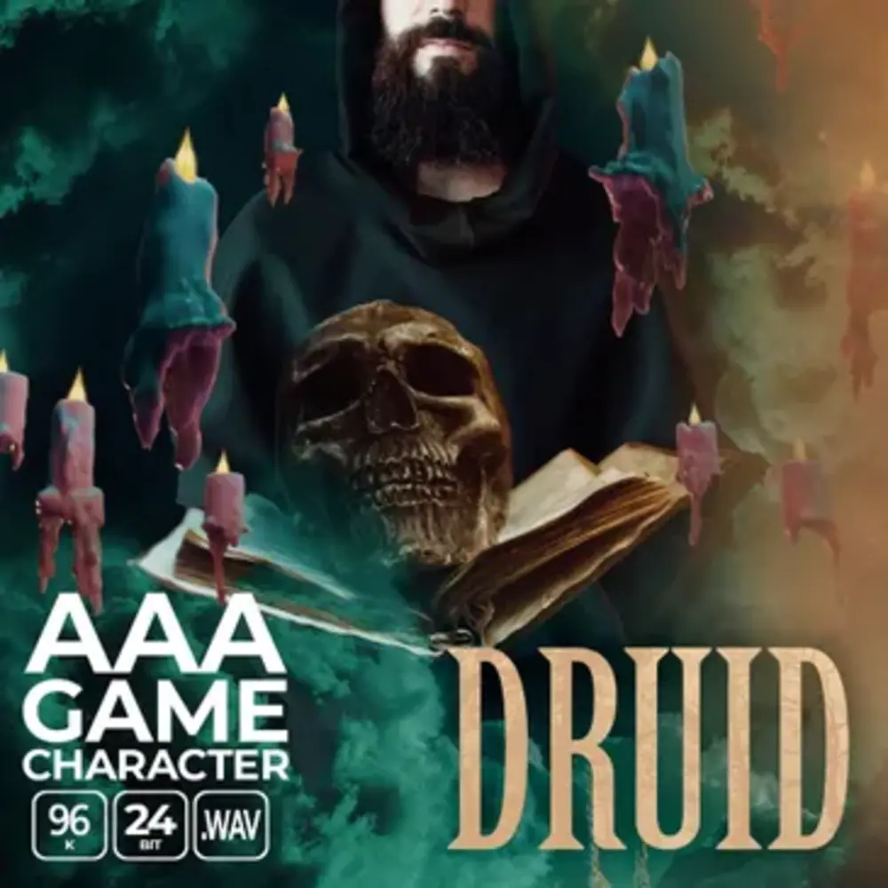 Epic Stock Media AAA Game Character Druid WAV 308个游戏角色德鲁伊音效