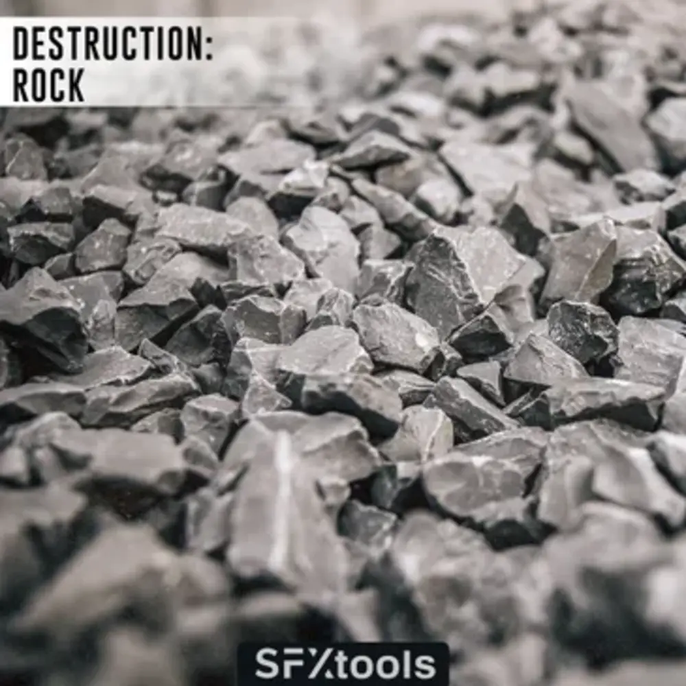 SFXtools Destruction Rock WAV 111种重石声音样本