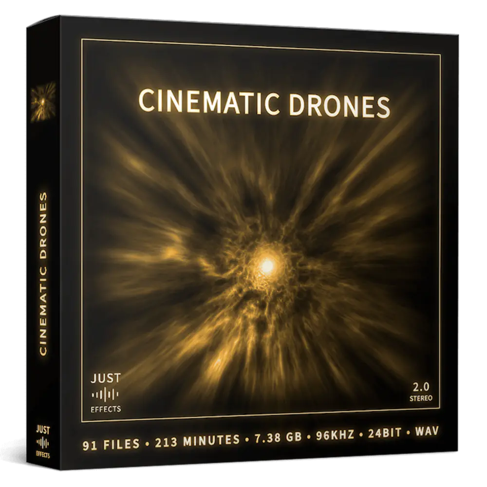 Just Sound Effects Cinematic Drones WAV 91种无人机音效库