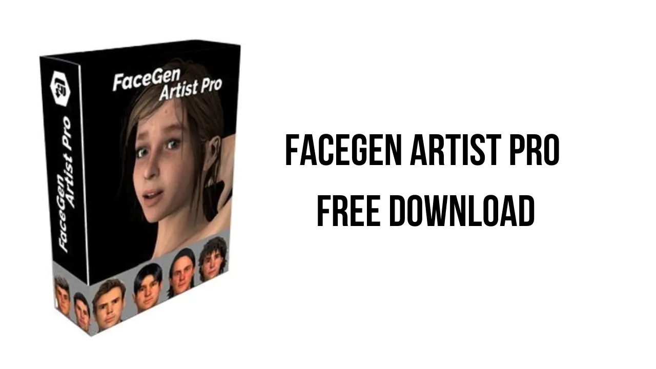 FaceGen Artist Pro v3.12 人脸模型生成软件