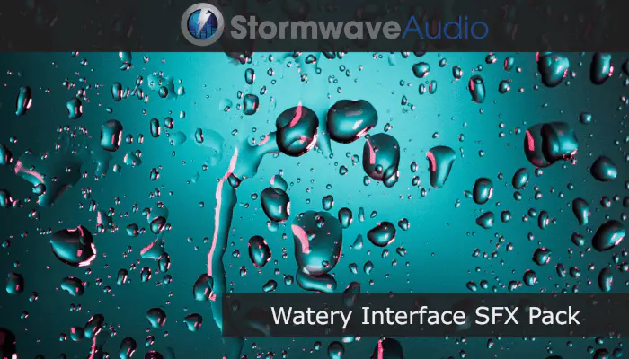 GameDev Market Watery Interface Sound Effects Pack 25个自然水声音效