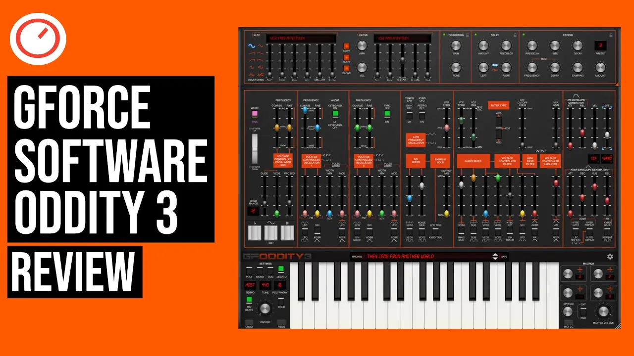 GForce Oddity3 v1.0.2 模拟合成器软件合成器插件