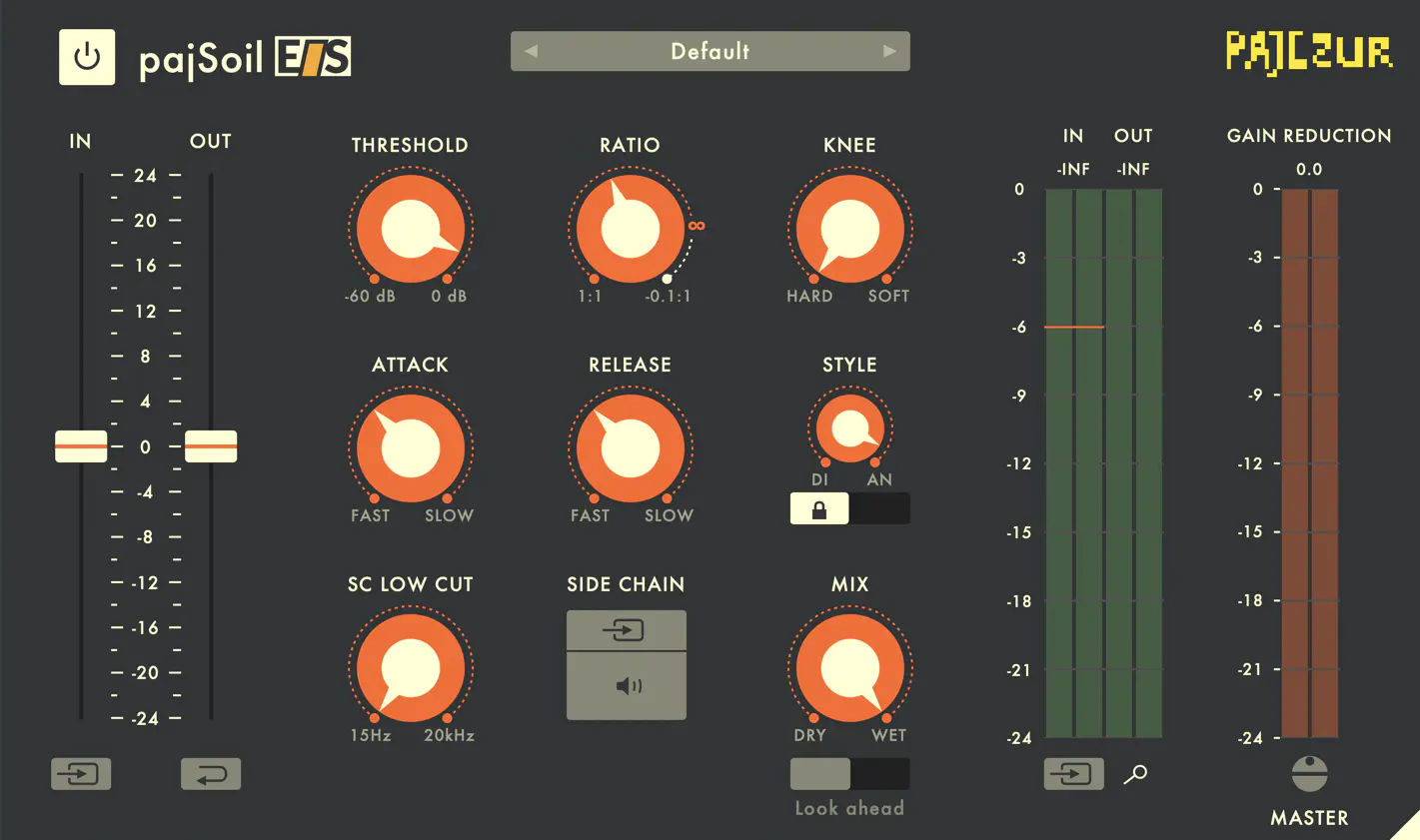 Pajczur pajSoil v4.2 图形音频压缩器插件