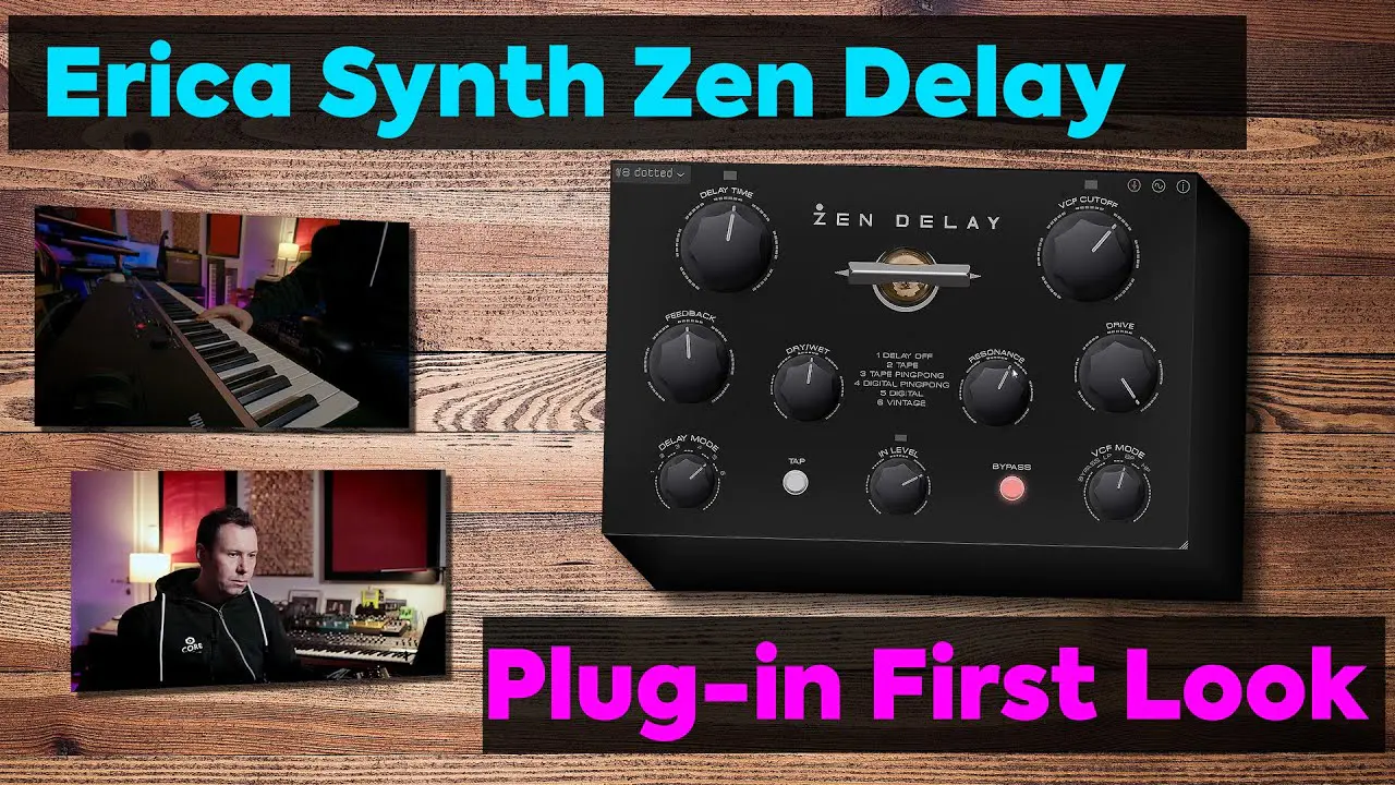 Erica Synths Zen Delay Virtual v1.0.0 音频延迟效果插件