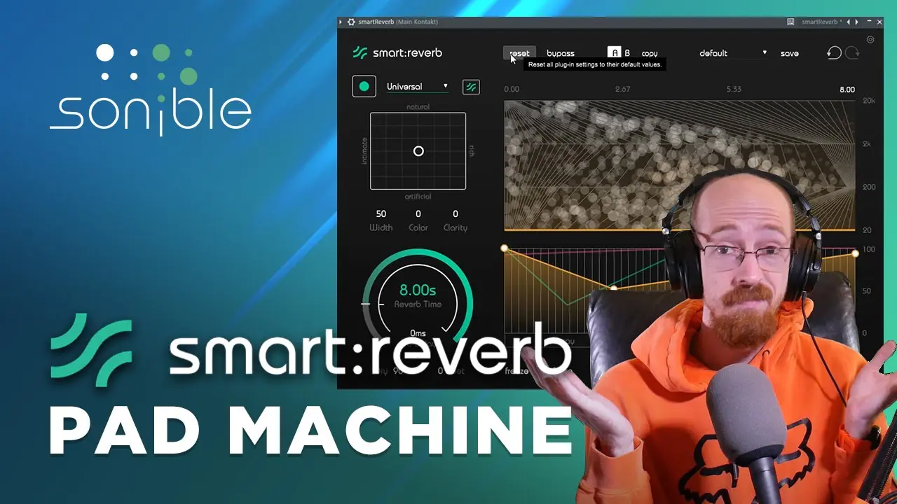 Sonible Smartreverb v1.1.4 智能混响音频插件