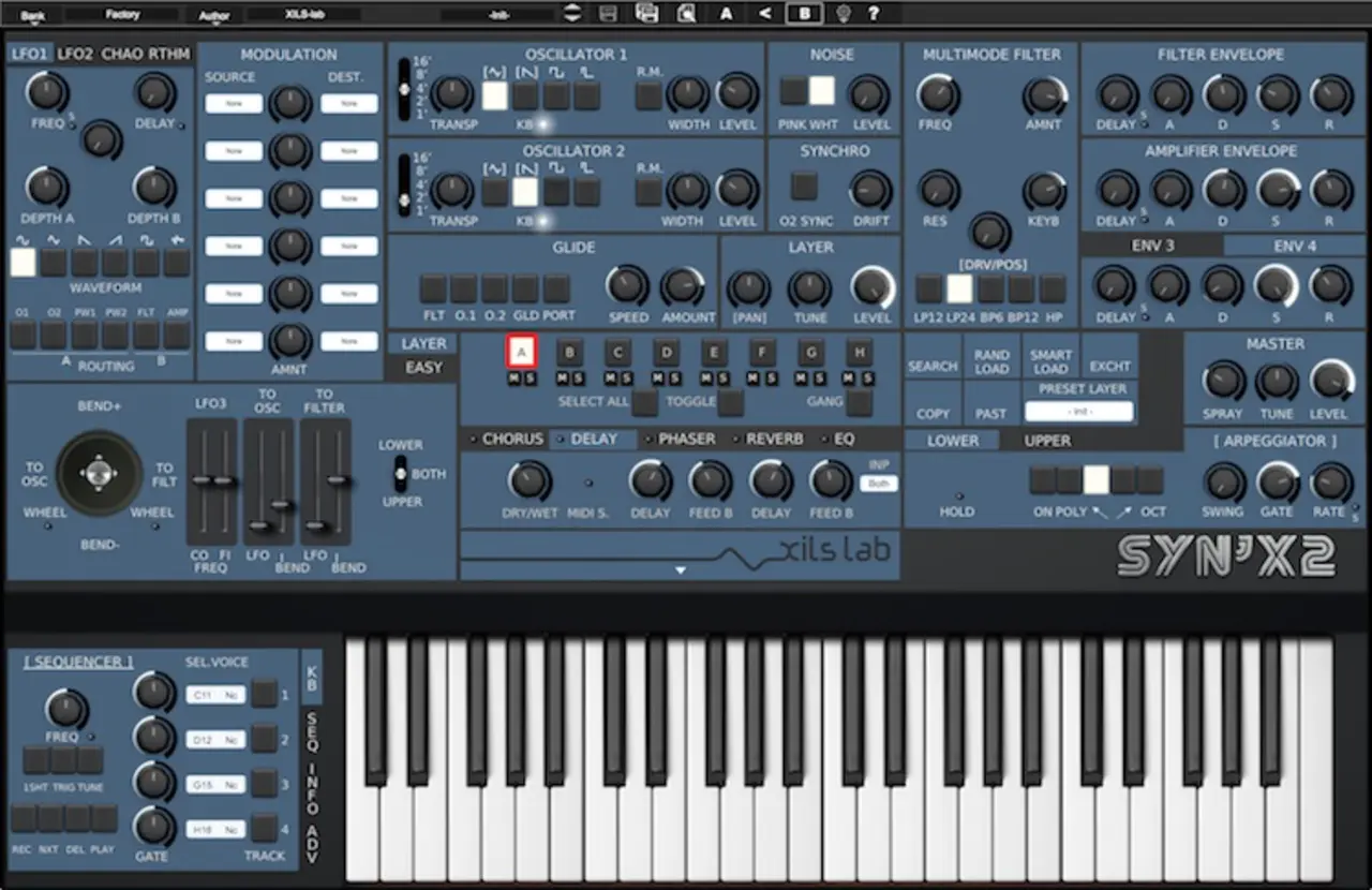 XILS-lab SynX 2 v2.6.0 音频模拟合成器插件