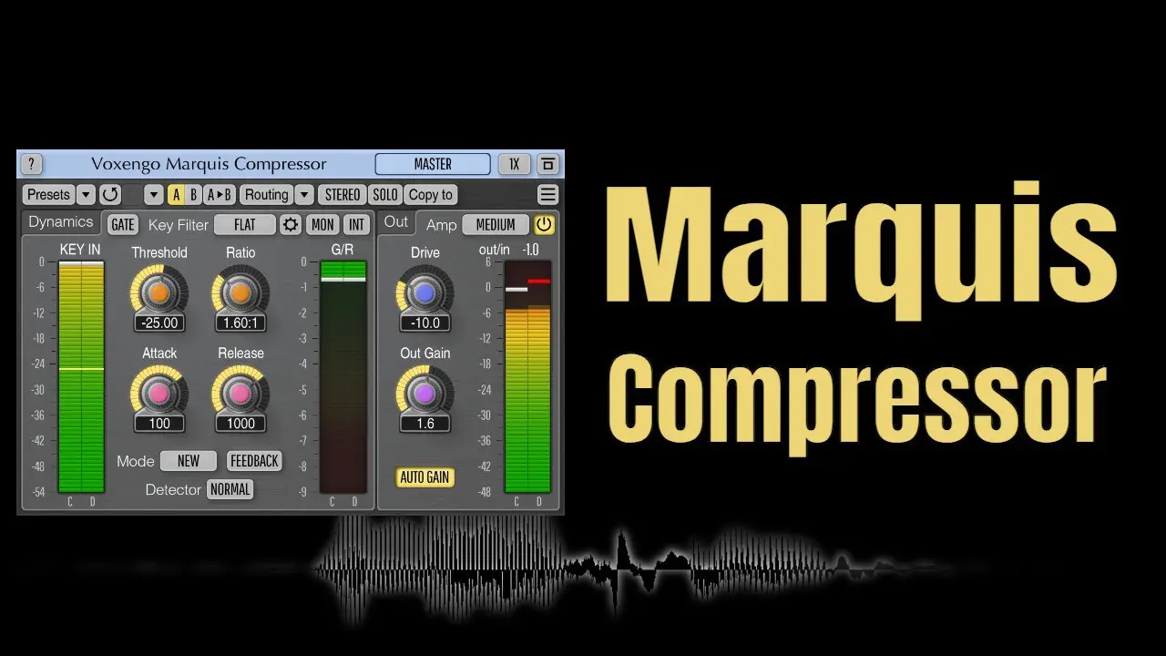 Voxengo Marquis Compressor v2.7 混音和母带处理插件