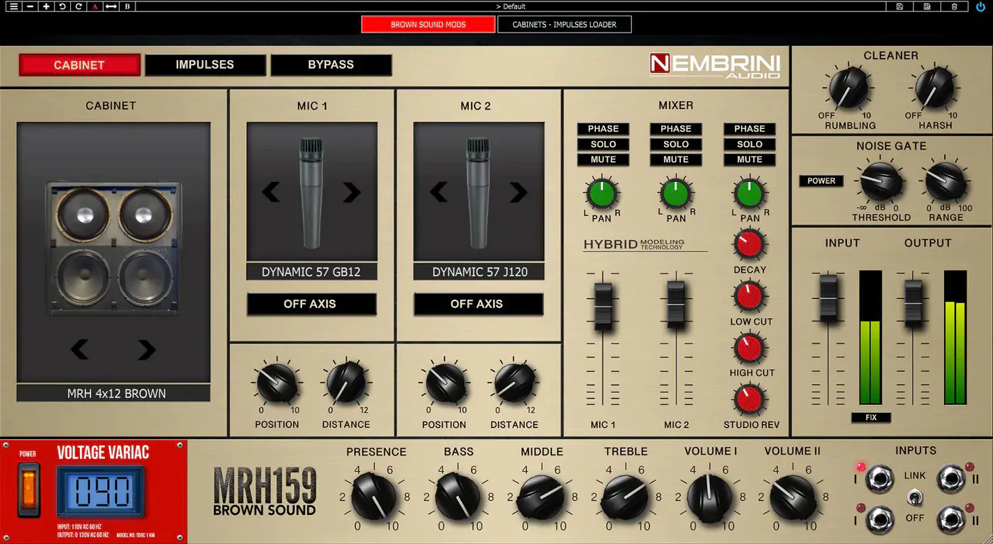 Nembrini Audio NA MRH159 v1.0.1 吉他放大器模拟插件