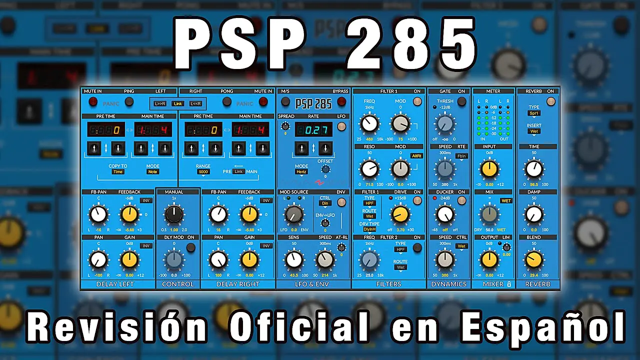 PSPaudioware PSP 285 v1.0.0 延迟插件(VST/VST3/AAX)