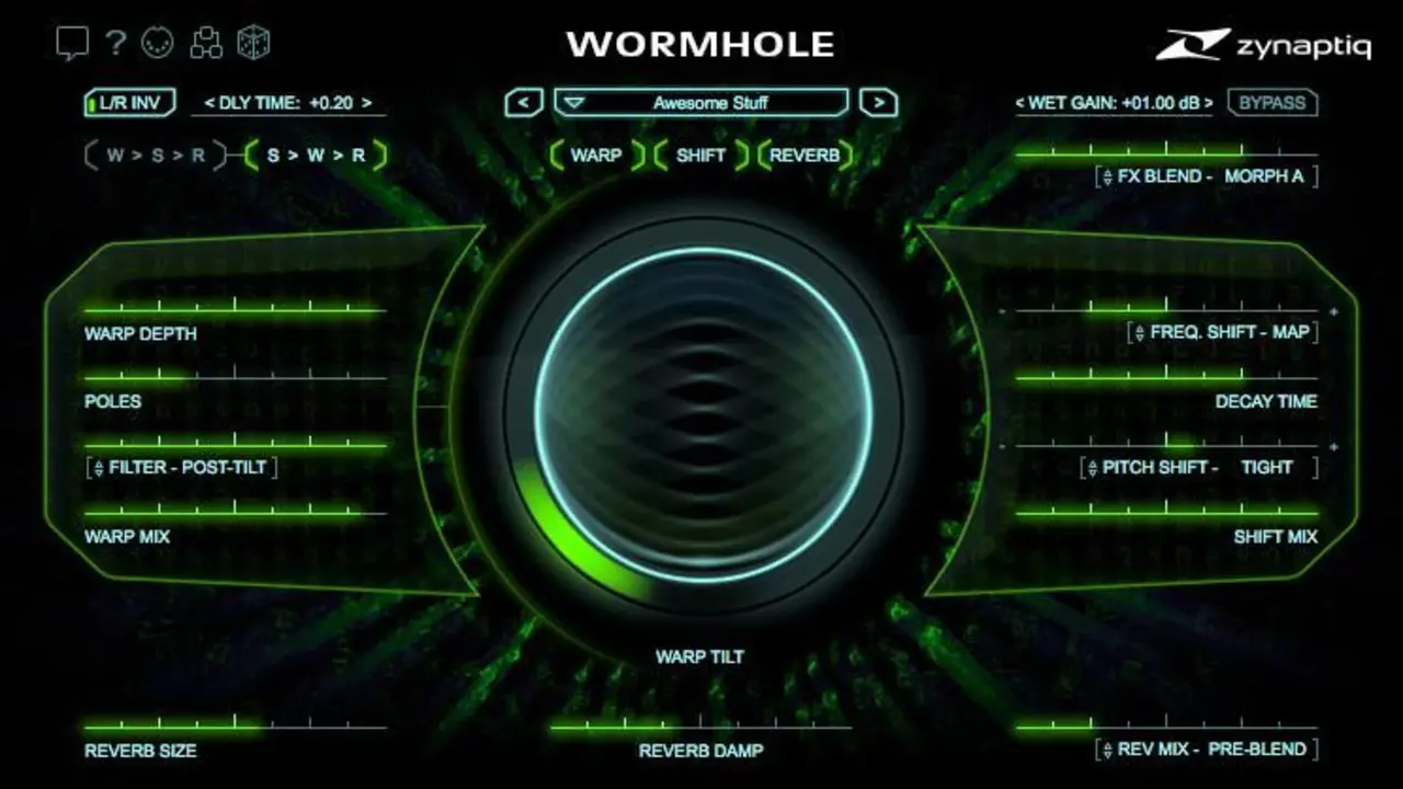 Zynaptiq WORMHOLE v1.3.0 多效果音频处理插件