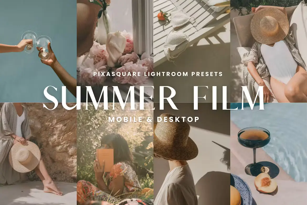 Summer Film Look Lightroom Presets 夏季复古模拟预设包