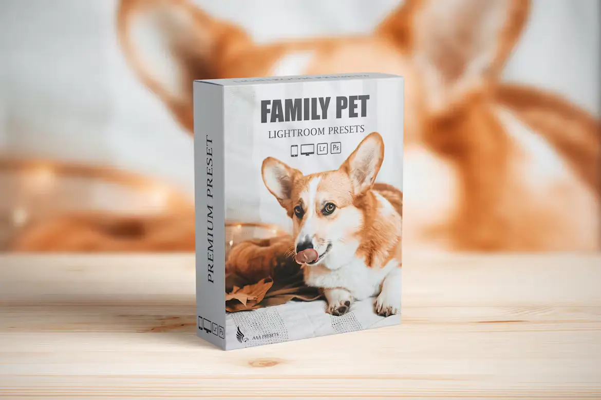 Dog and Pet Lovers Lightroom Presets Pack 宠物照片柔和的色调预设包