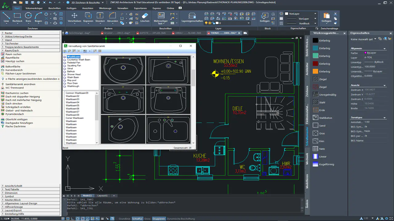 ZWCAD Architecture 2024 SP0 BIM建筑设计软件