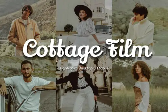 12 Cottage Film Lightroom Presets 柯达复古色调预设包