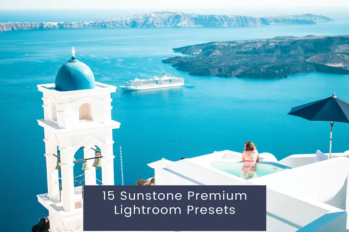 15 Sunstone Premium Lightroom Presets 现代外观旅行、摄影、时尚预设包