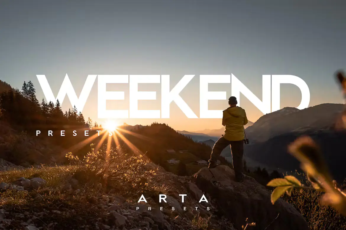 ARTA Weekend Presets 日落旅行预设包