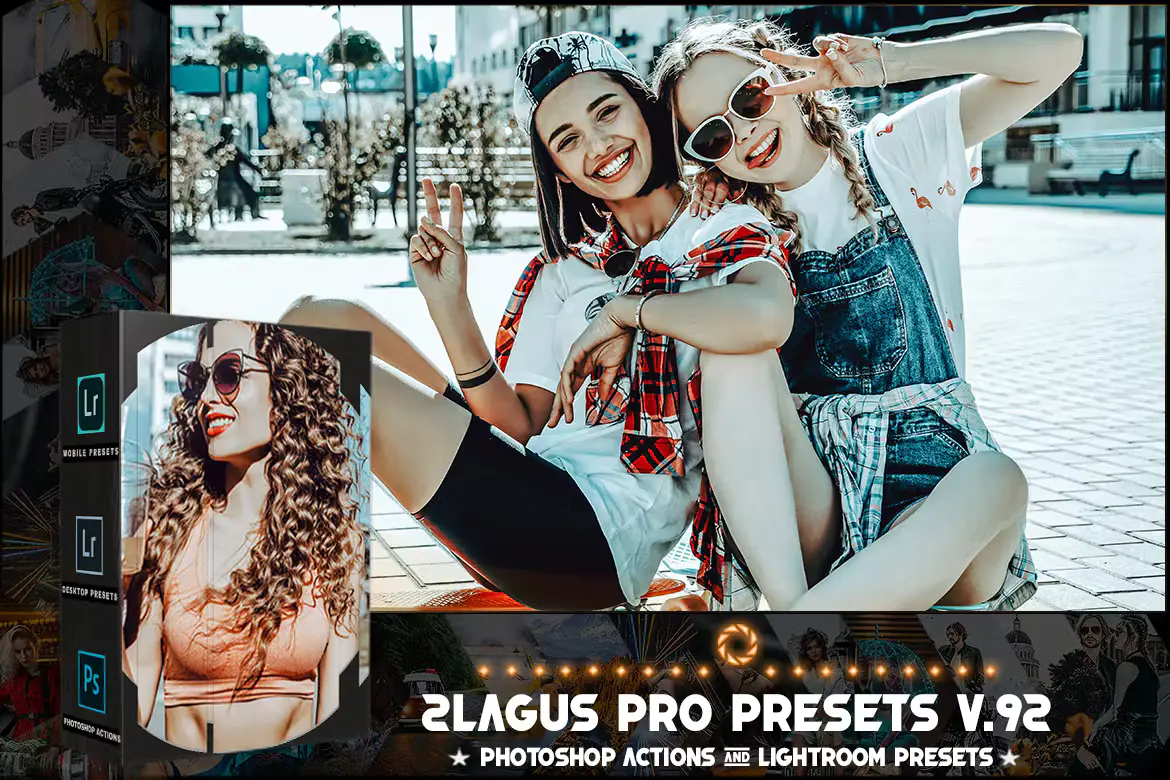 PRO Presets – V 92 – Photoshop & Lightroom 热带时尚巴厘岛预设包