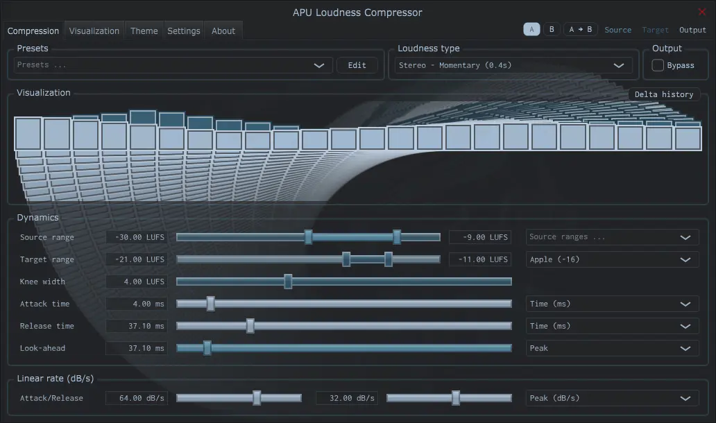 APU Loudness Compressor v2.8.0 压缩器/扩展器插件