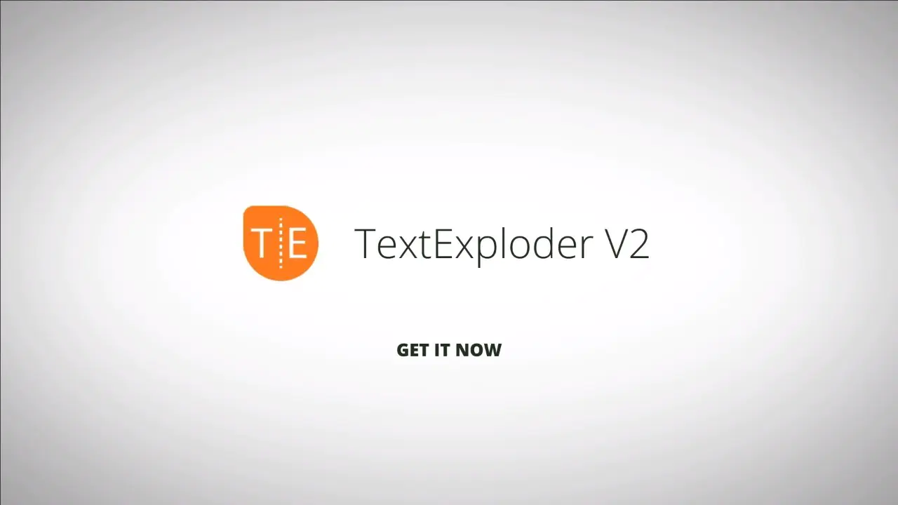 AE插件：Aescripts TextExploder 2 v2.0.005 快速创建各种文本动画效果 Win/Mac