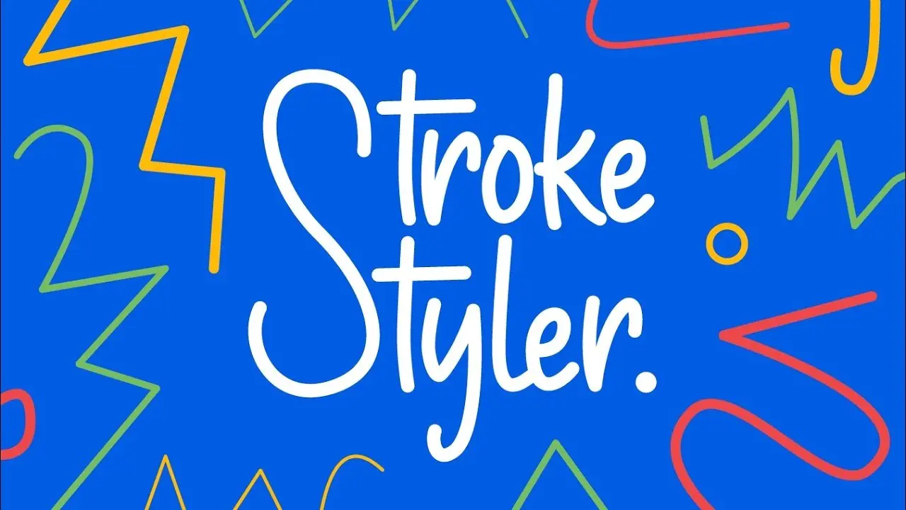 AE插件：Aescripts StrokeStyler v1.0 创建漂亮的线条和描边动画 Win/Mac