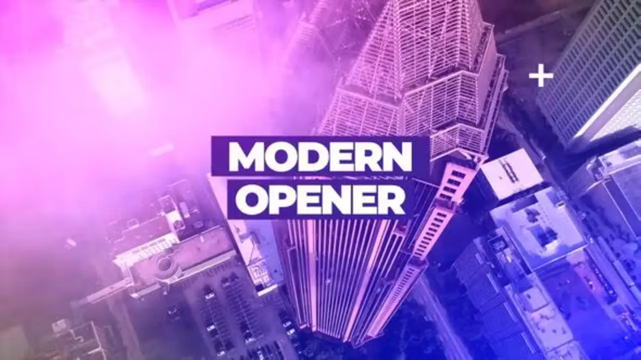 达芬奇模板：Modern Opener 现代都市风格效果模板