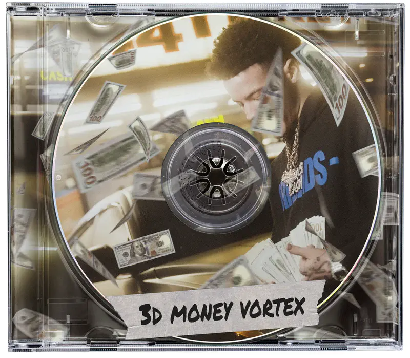 Bryan Delimata – 3D Money Vortex (2022) 震撼金钱漩涡和旋转效果