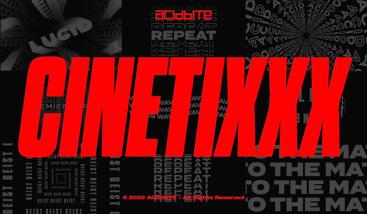 Acidbite – CinetiXXX 25组动画标题预设