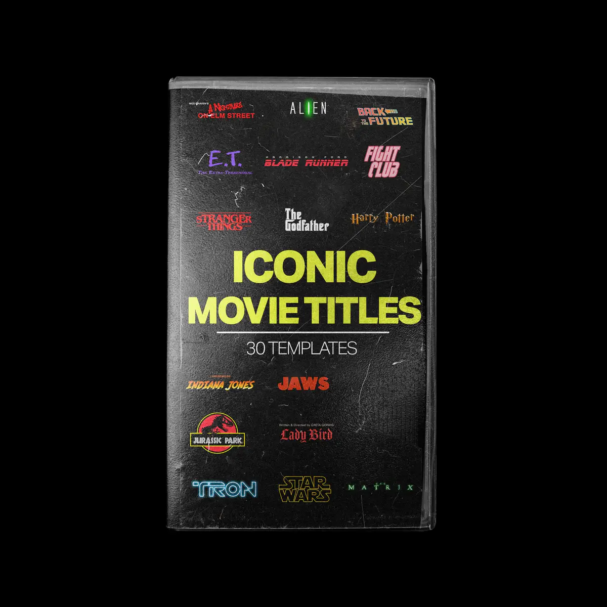 Tropic Colour – Iconic Movie Titles Templates 35个动作海报标题模板包