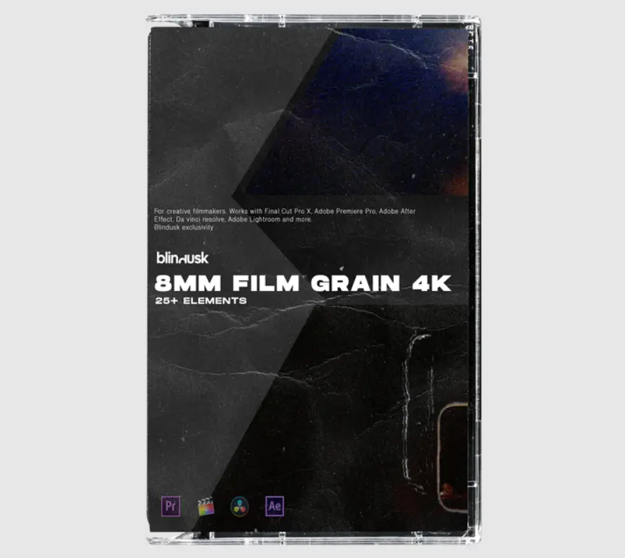 Blindusk – 8mm FILM GRAIN 4K模拟了8毫米胶片质感和颗粒感