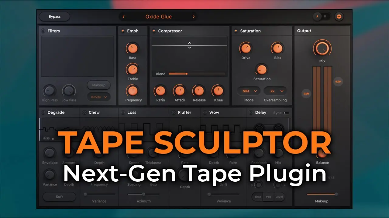 Impact Soundworks Tape Sculptor v1.0.2 超越典型的磁带仿真插件