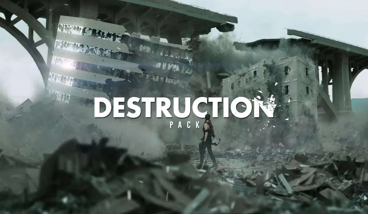 Bigfilms – DESTRUCTION Pack 创造震撼毁灭场景和特效包