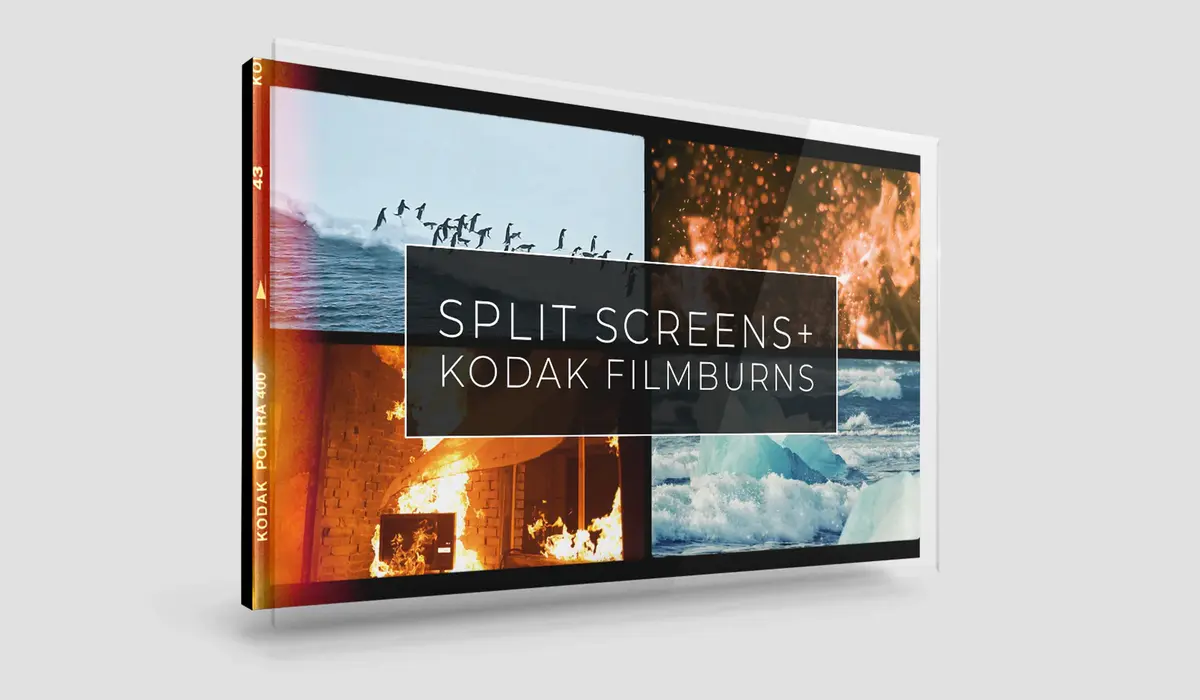 Film Split Screens + Kodak Film Burns – Vamify 25组胶片分屏和Kodak电影烧伤效果