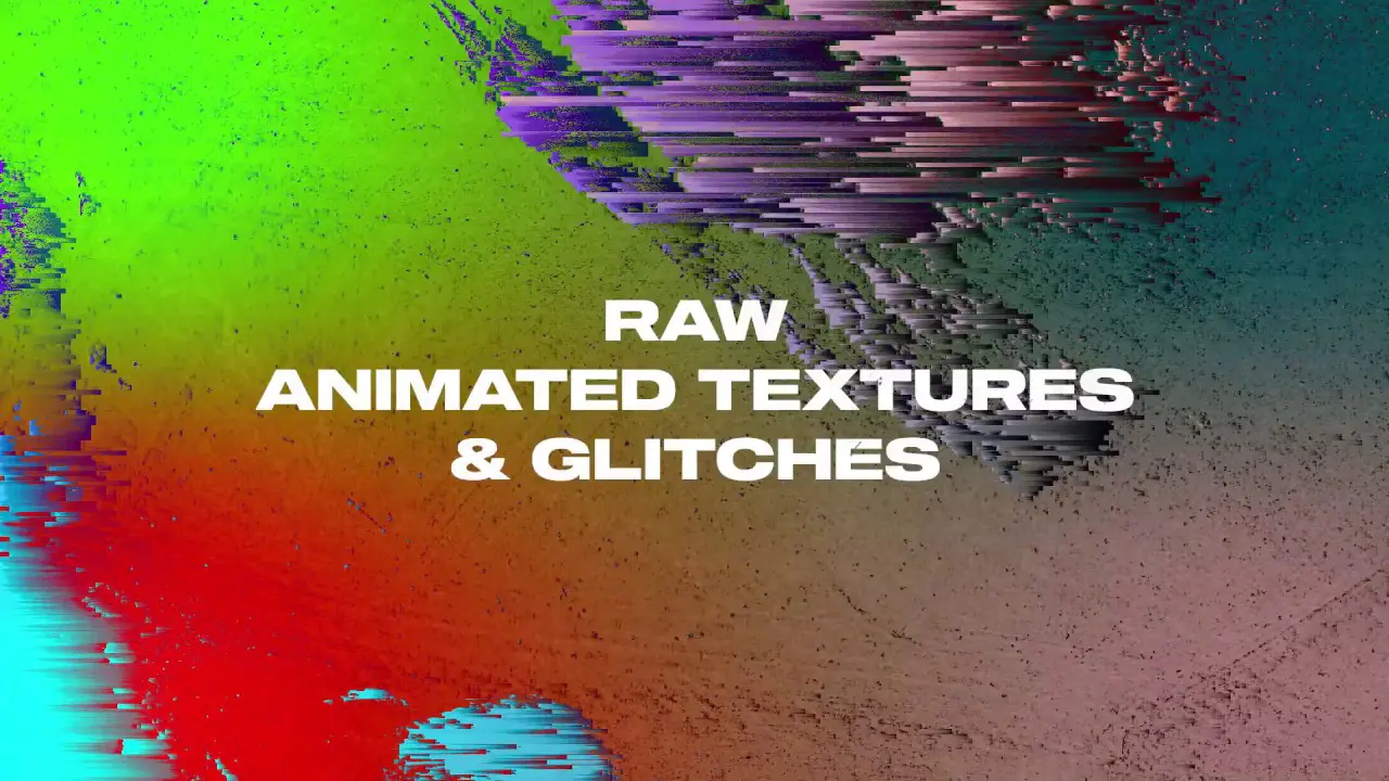 Steven McFarlane – Raw Animated Textures + Glitches 原始动画纹理和故障