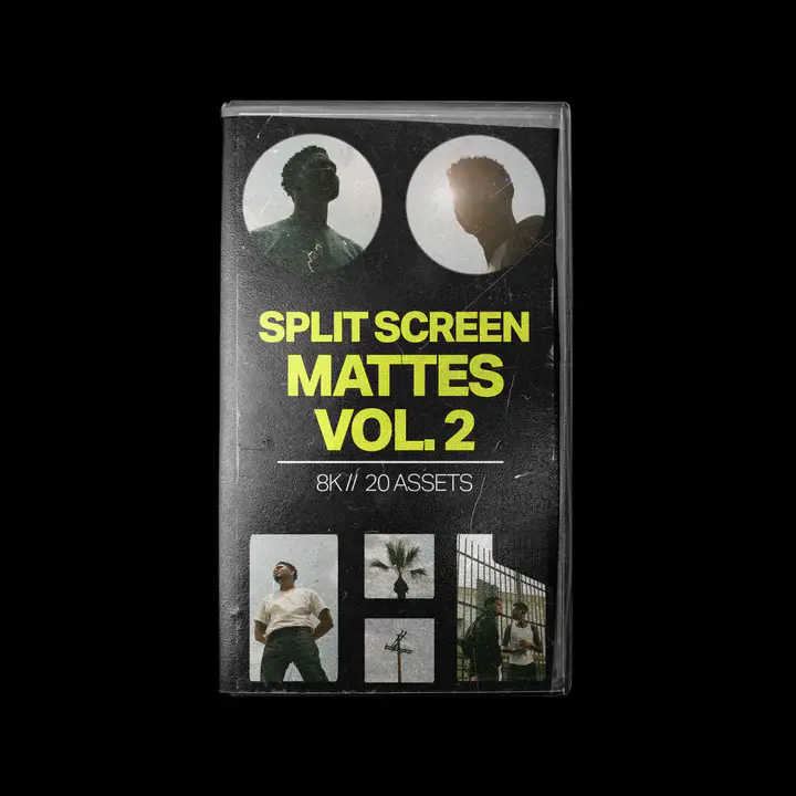 Tropic Colour – SPLIT SCREEN FILM MATTES Vol. 2 8K分屏电影遮罩