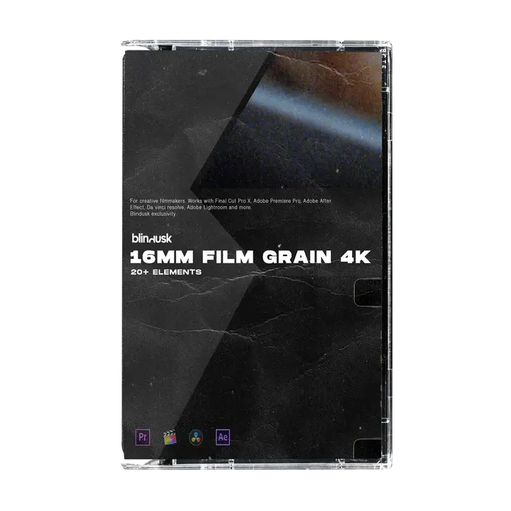 Blindusk – 16mm FILM GRAIN 4K16mm电影胶片颗粒效果包